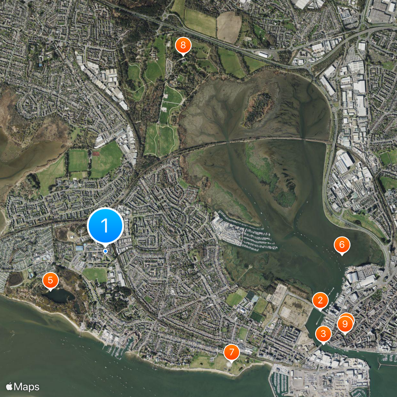RM Poole Map