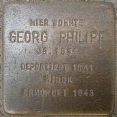 Stolperstein dedicated to Georg Philipp