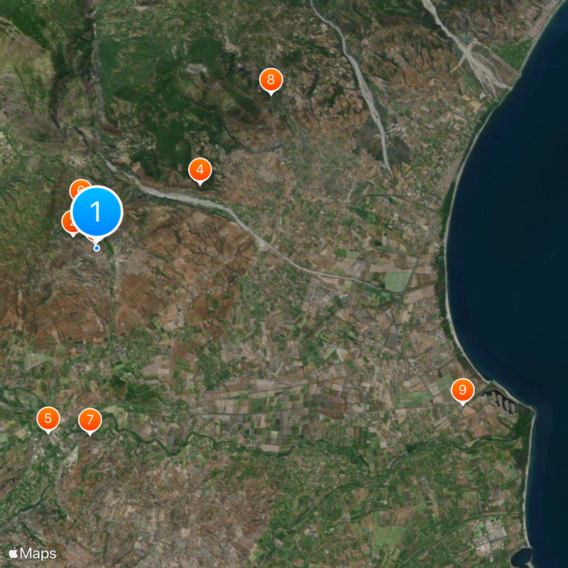 Cassano allo Ionio Map