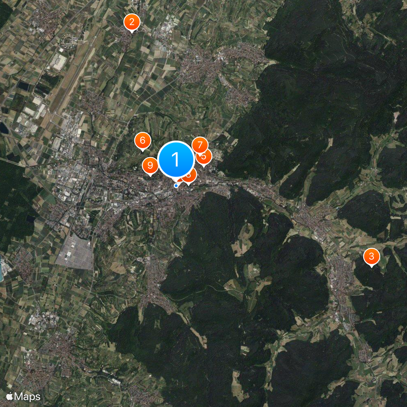 Lahr/Schwarzwald Kaart