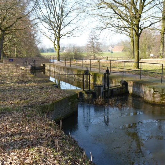 Sluis bij Mallumse watermolen