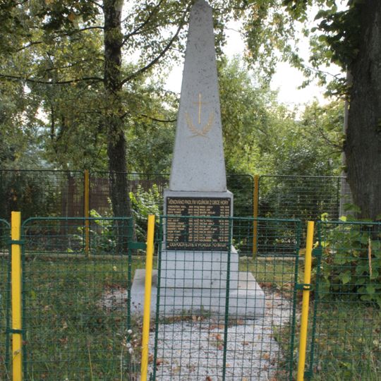 World War I memorial in Benešova Hora