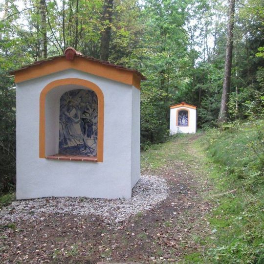 Kaplička na křížové cestě u Stříbra - 4. zastavení