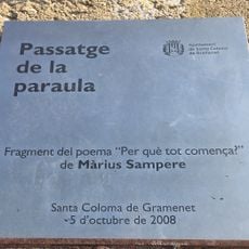 Commemorative plaque