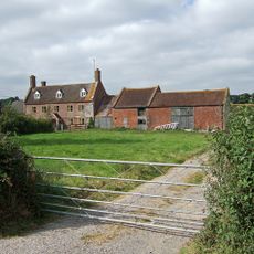 Elm Tree Farmhouse And Outbuildings Attached To The East