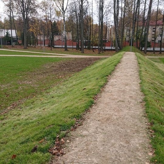 Земляной редут русской армии