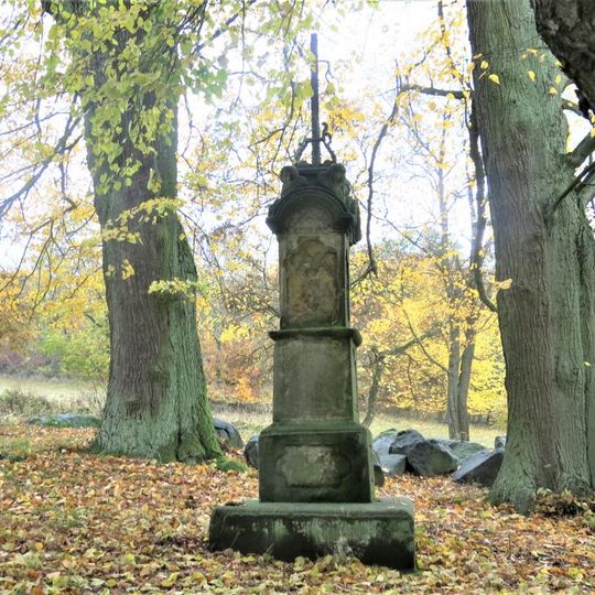 Kříž poblíž domu 46 v Nové Vsi