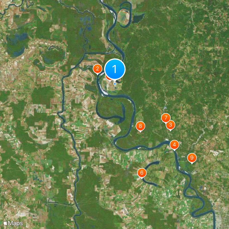 Louisiana State Penitentiary Mapa