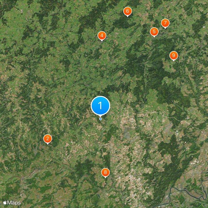 Eifelkreis Bitburg-Prüm Karte