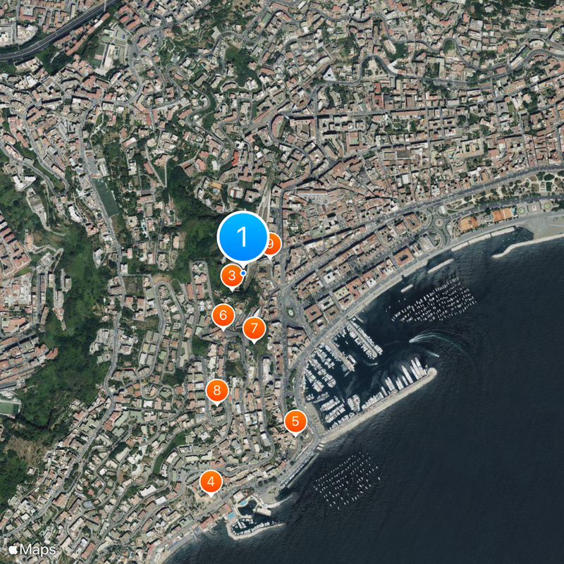 Parco Virgiliano Map