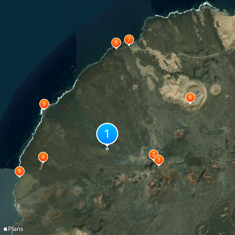 Parque Nacional de Timanfaya Mapa