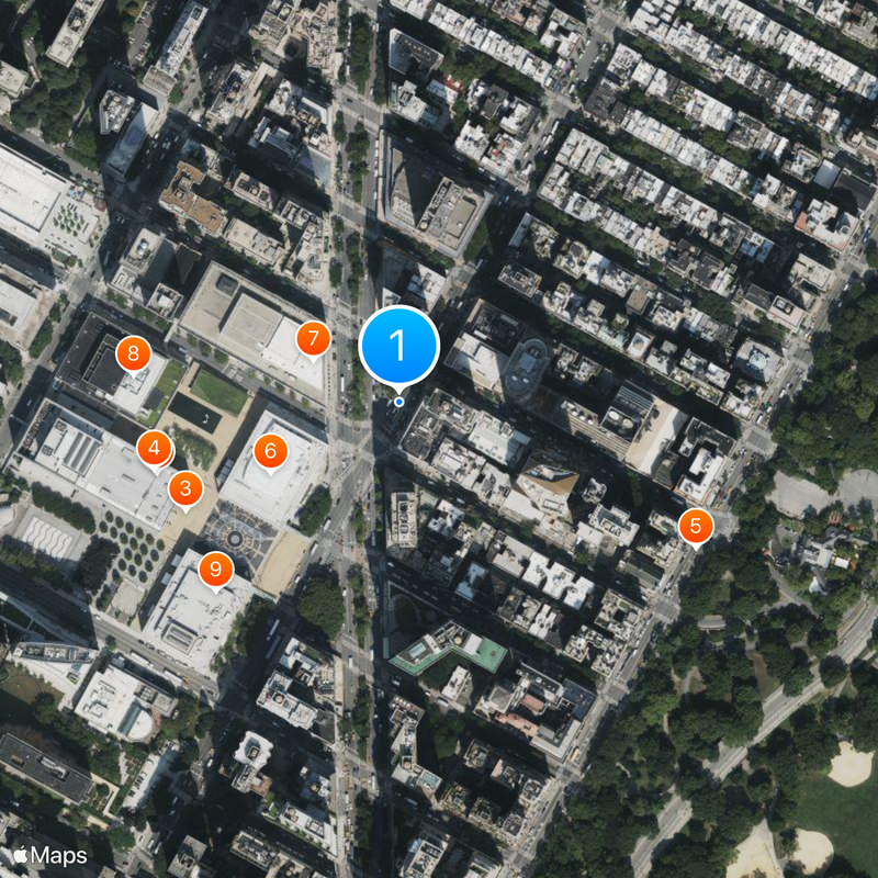 Lincoln Square, Manhattan Map