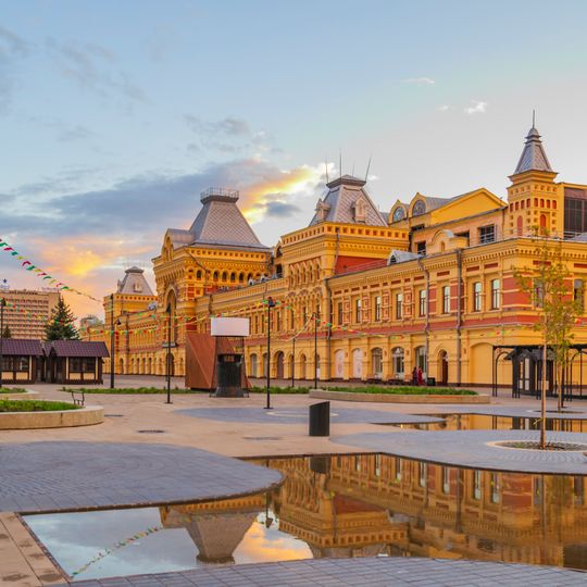 Markt van Nizjni Novgorod