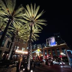 Sign Welcome to Gaslamp Quarter