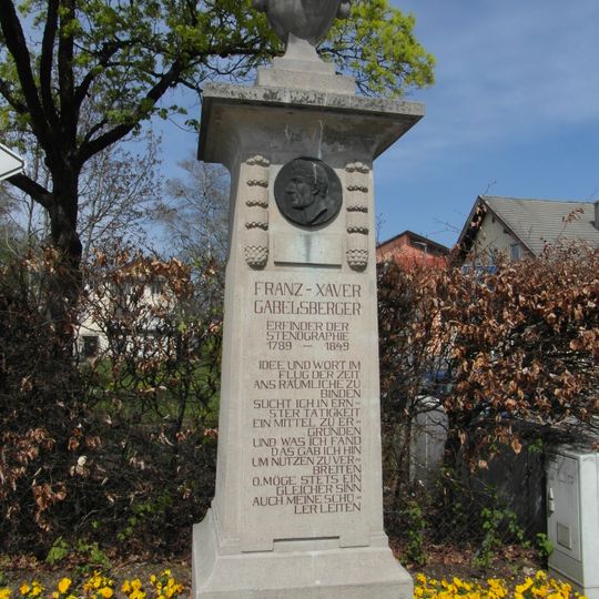 Denkmal für Franz Xaver Gabelsberger