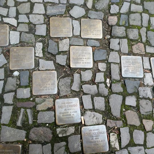 Stolperstein dedicated to Franz Gehr