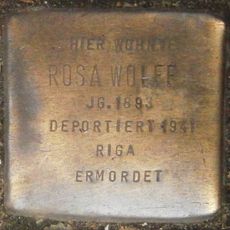 Stolperstein dedicated to Rosa Wolff