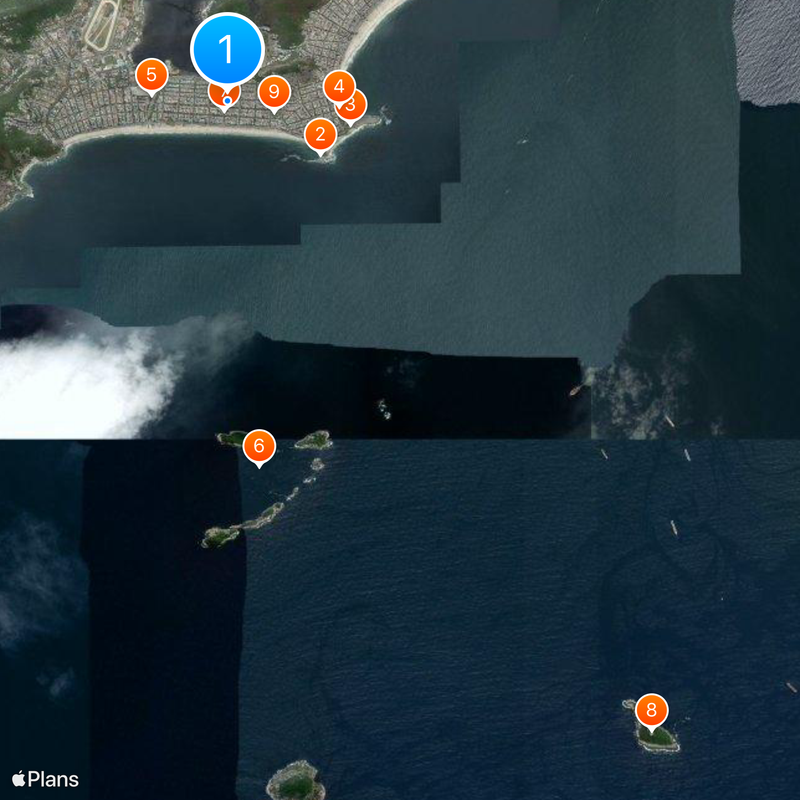 Ipanema quartier Carte