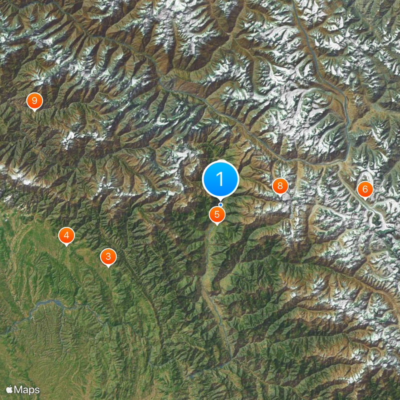 National Highway 3 Mappa