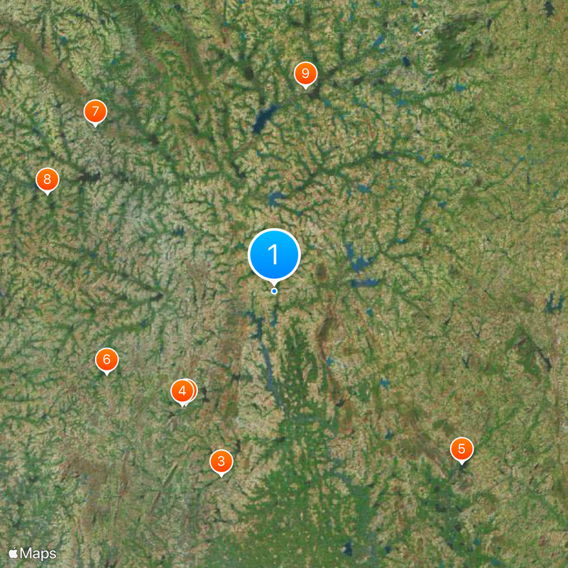 Swati Delicacy Map