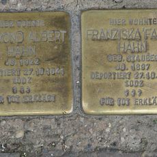 Stolperstein à la mémoire de Raymond Albert Hahn
