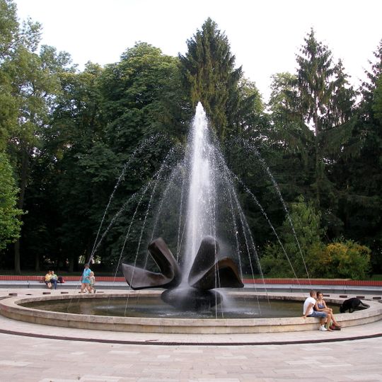 Sad Janka Kráľa - fountain