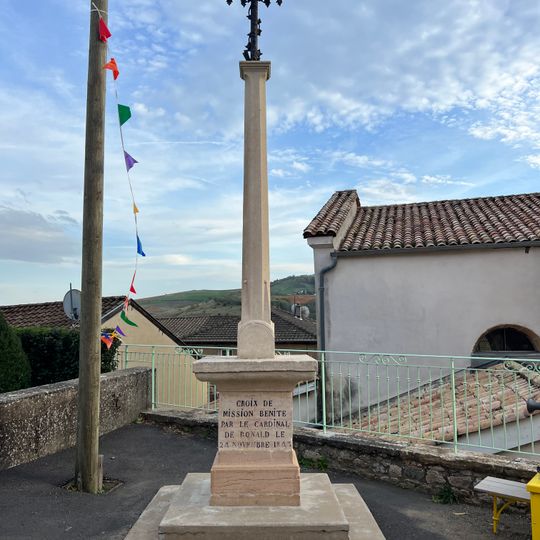 Croix de la route de la Cime