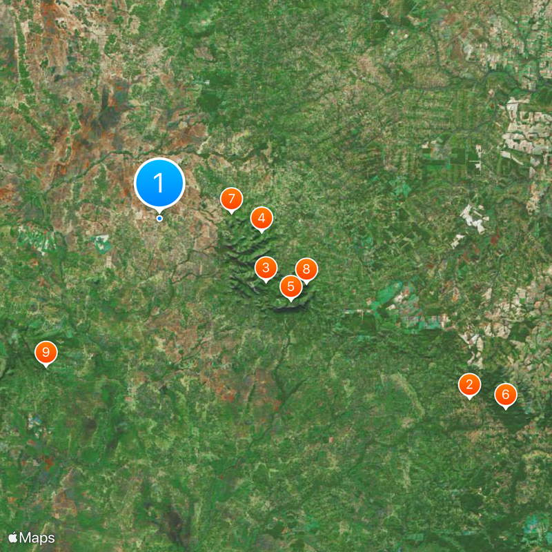 Guairá Department Map