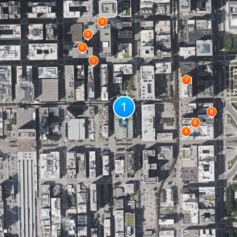 Harold Washington Library Mappa