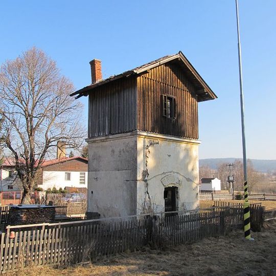 Railway water tower in Zbytiny
