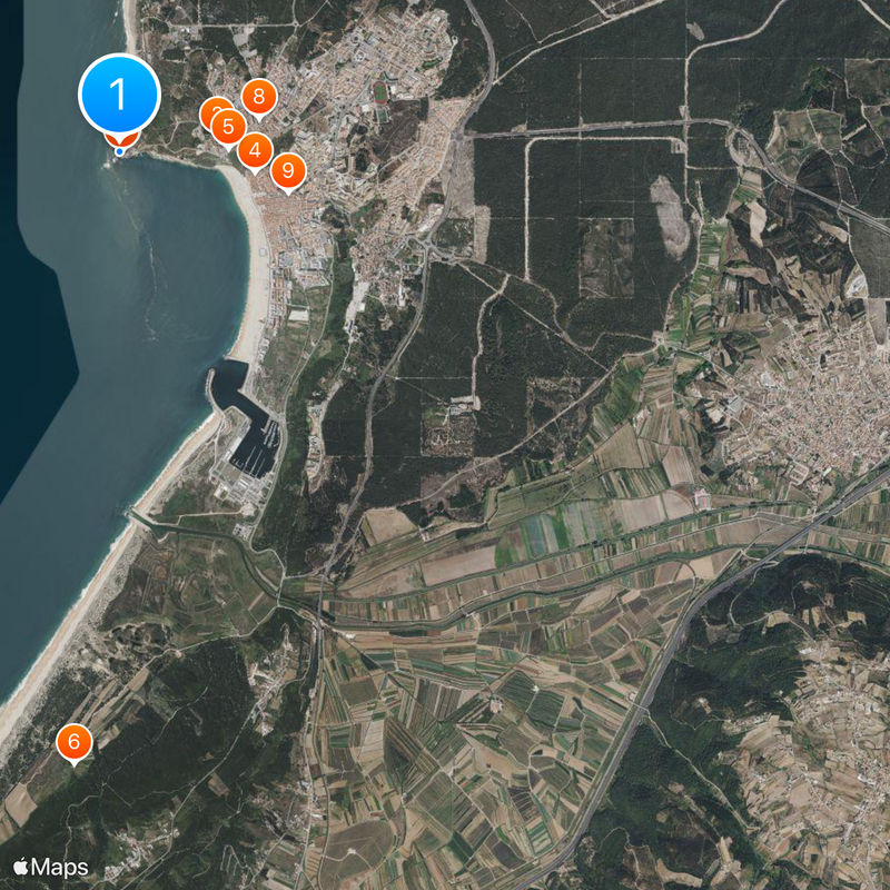 Praia do Norte Mapa