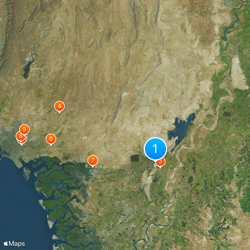 Makli Necropolis Kaart