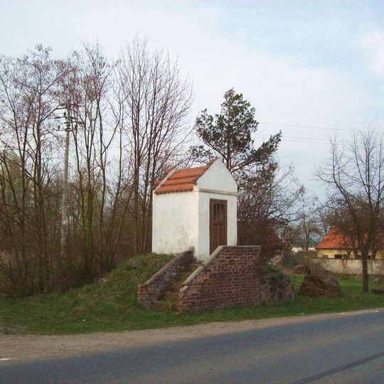 Kaple na severním okraji Kyšic