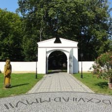 East gate to Camaldolese monastery in Rytwiany