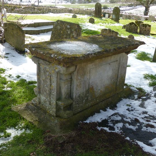 Unidentified monument in the churchyard approximately 2m south of porch to Church Of St Bartholomew