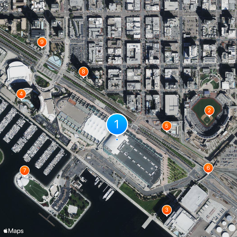 San Diego Convention Center Map