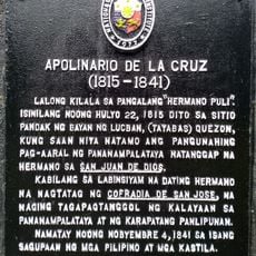 Apolinario de la Cruz historical marker