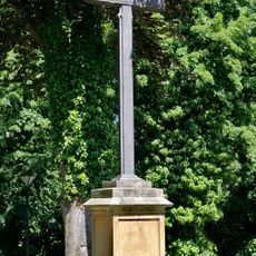 Central cross at the German Evangelical Cemetery