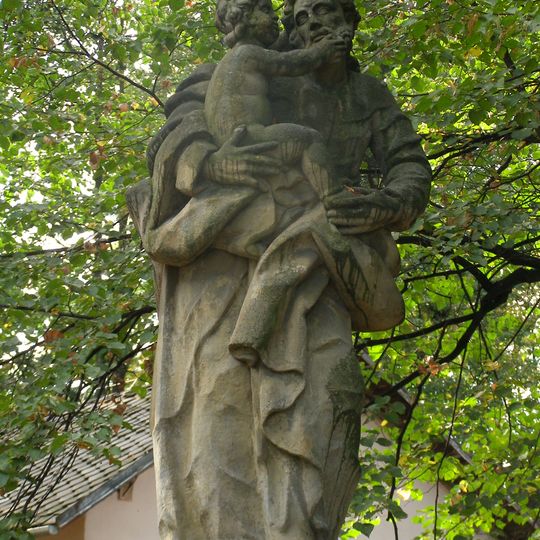 Socha svatého Josefa s Ježíškem