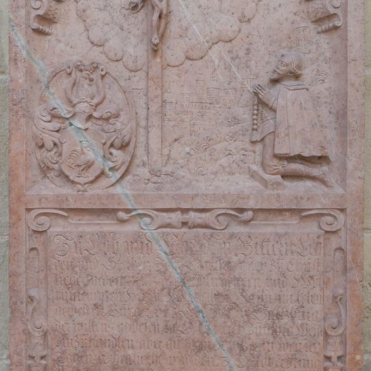 Grabstein/Grabplatte, Wilhelmb Hann, darüber Sophia Reindlin