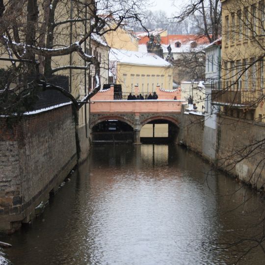 Můstek u Velkopřevorského mlýna