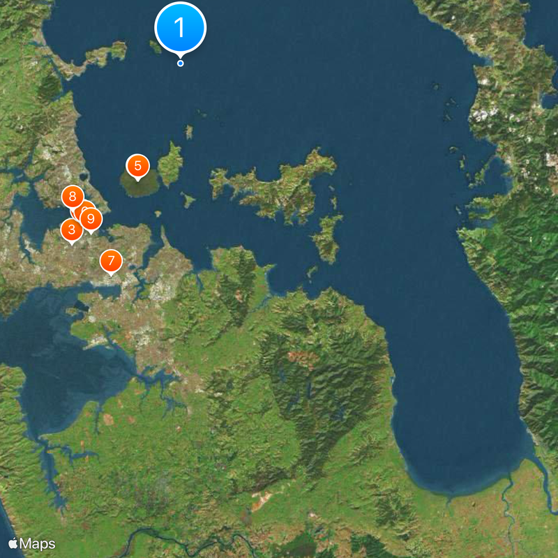 Hauraki Gulf Map