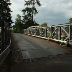 Old bridge of road III/24635 over the canal in Lužec nad Vltavou