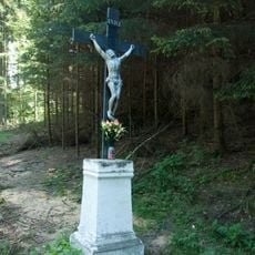 Wayside cross between Trhový Štěpánov and Soutice