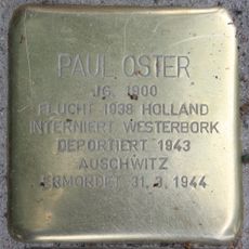 Stolperstein dedicated to Paul Oster