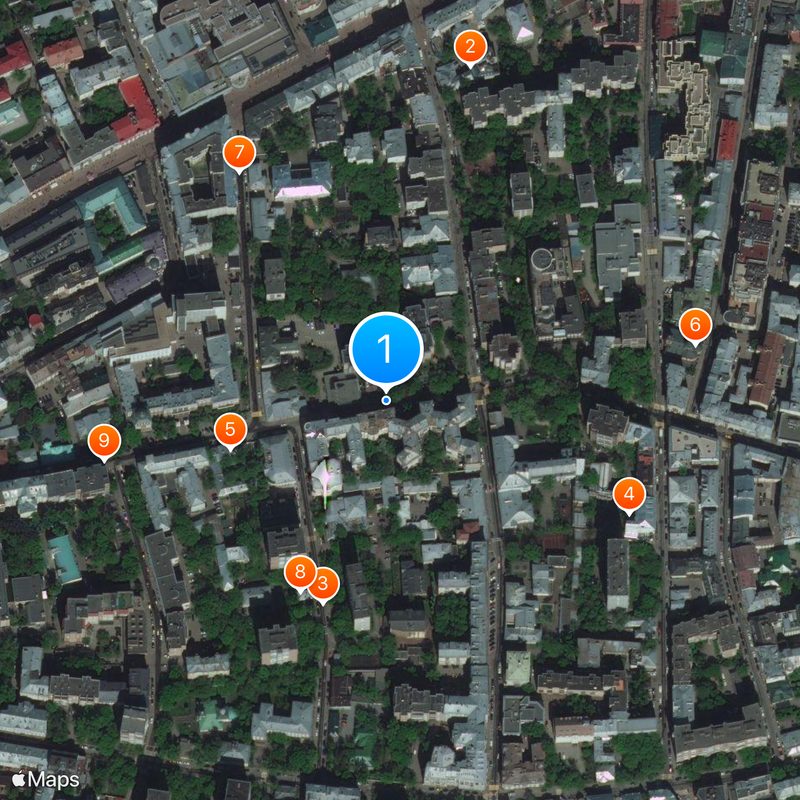 Sivtsev Vrazhek Lane Map