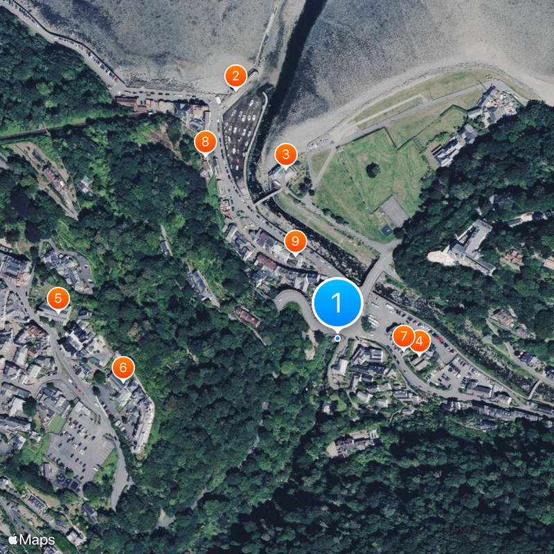 Lynmouth Map