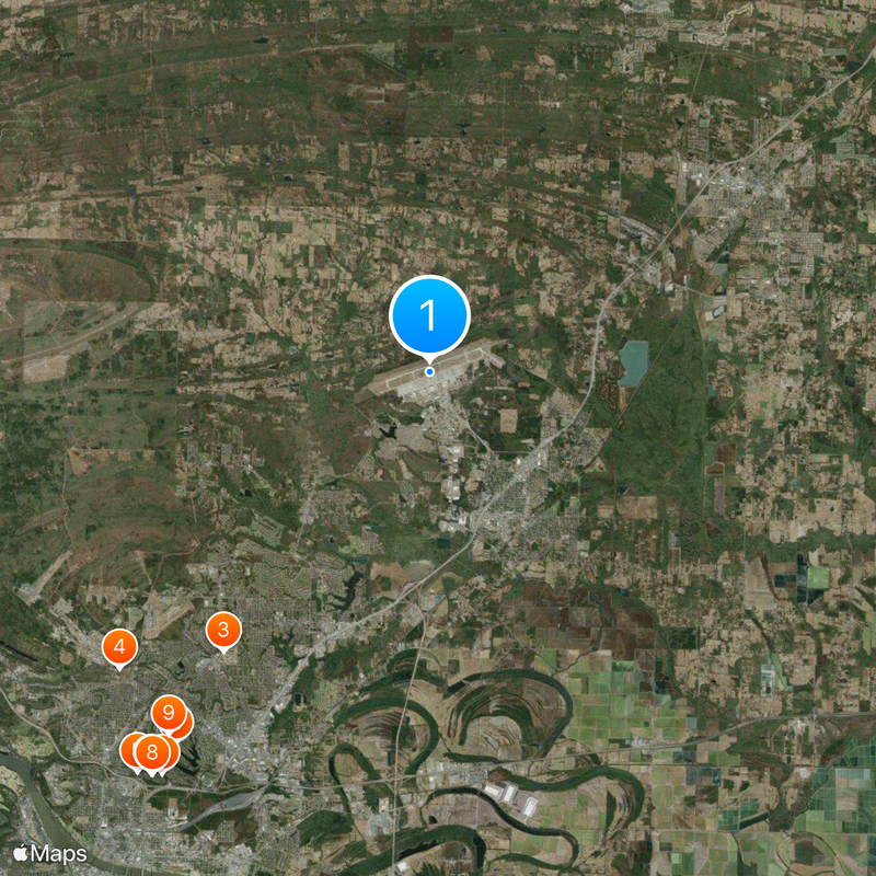 Little Rock Air Force Base Map
