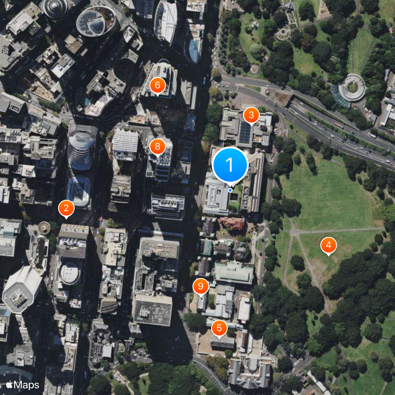 Parliament of New South Wales Mappa