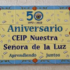 Placa al Colegio Nuestra Señora de la Luz